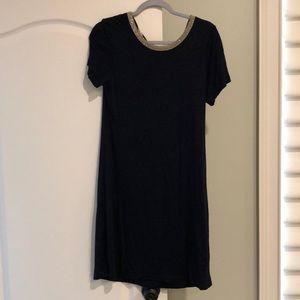 Dalia navy dress with sparkly beads size Medium